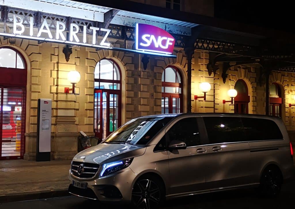 Service de taxi gare de biarritz