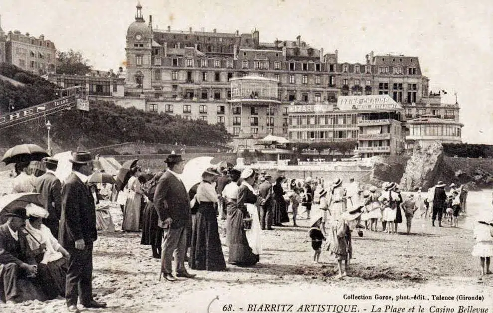 Historical map of the city and surroundings of Biarritz drawn by E. Ardoin in 1884, a rare cartographic document illustrating the urban development of Biarritz in the 19th century, preserved at the Bibliothèque patrimoniale de Pau.