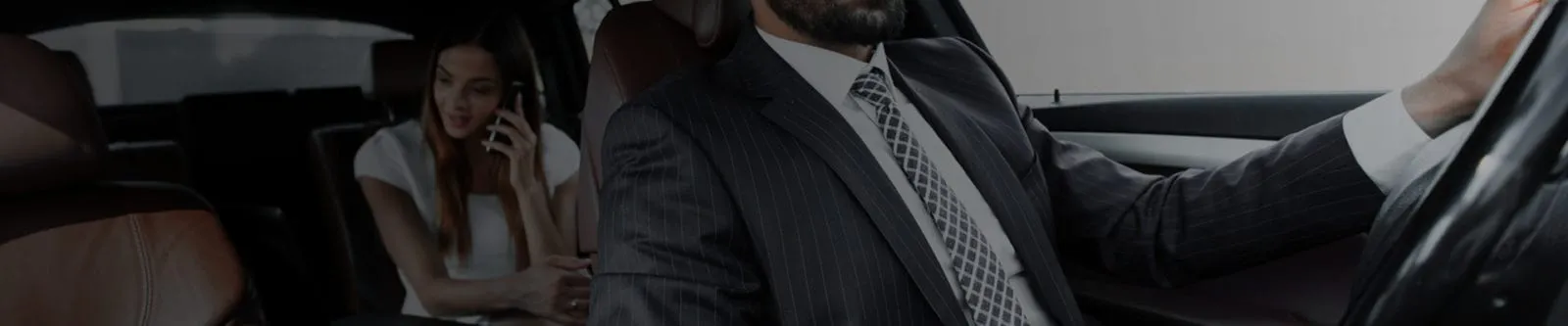 Taxi Biarritz - Chauffeur et client à l'intérieur du véhicule