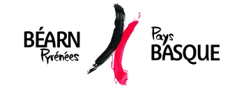 Tourism logo for Béarn and Pays Basque, symbolizing the cultural and natural heritage of the region