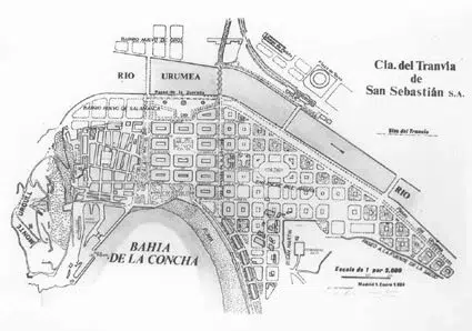 Medieval walls of San Sebastian, showcasing its strategic maritime history as a fortified port city