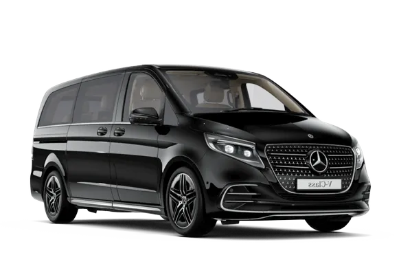 Minivan Mercedes Classe V 7 places pour groupe — transfert Biarritz Donostia