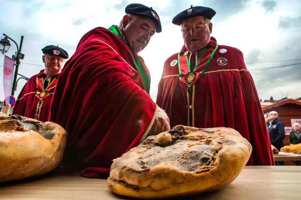 Bayonne ham tradition ceremony in the French Basque Country
